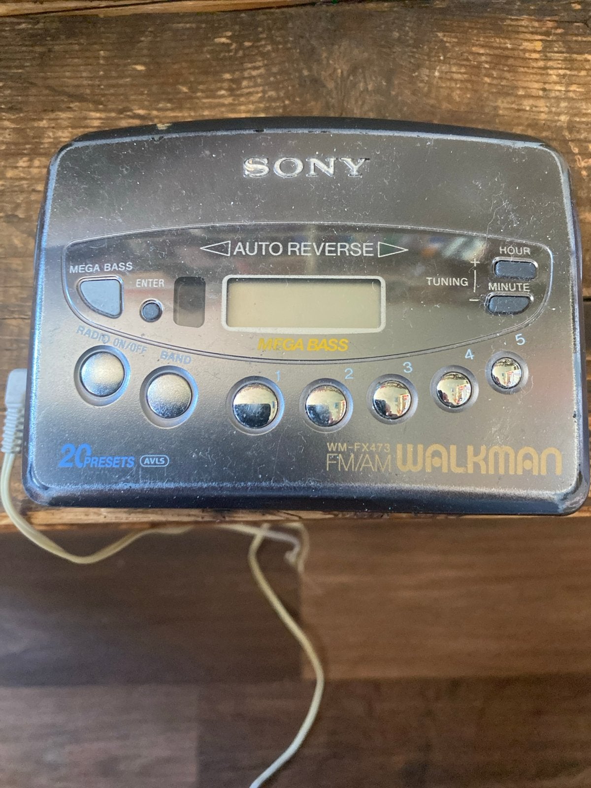 Sony WM-FX473 Walkman met oortjes, Ophalen, Walkman
