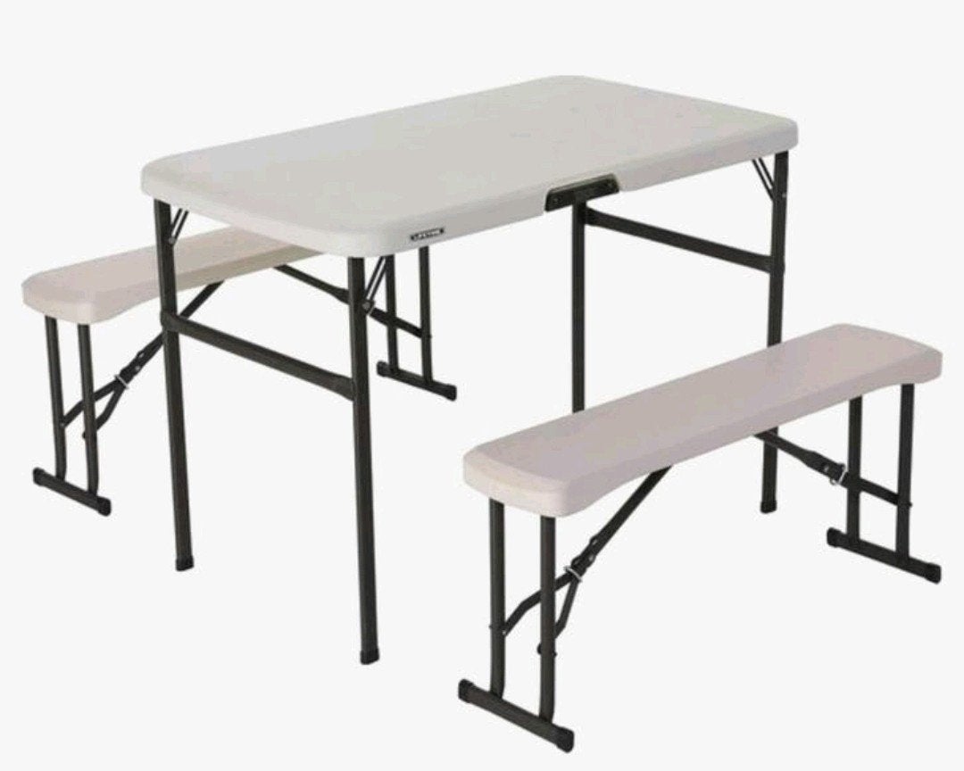 Lifetime opklapbare picknickset, Ophalen of Verzenden, Nieuw, Rechthoekig, Inklapbaar