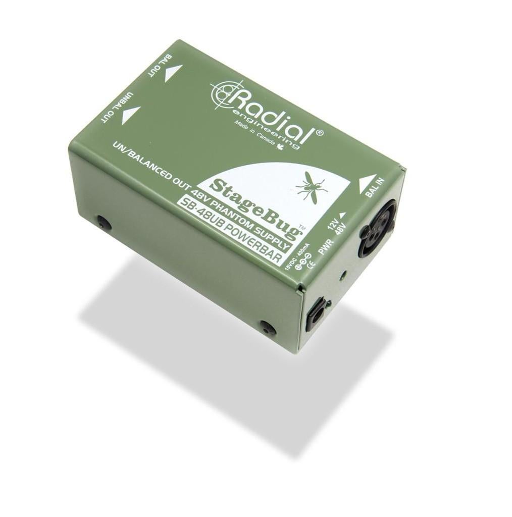 Radial SB-48UB Stage Bug DI-box met fantoomvoeding, ., Overige typen, Nieuw, Ophalen of Verzenden