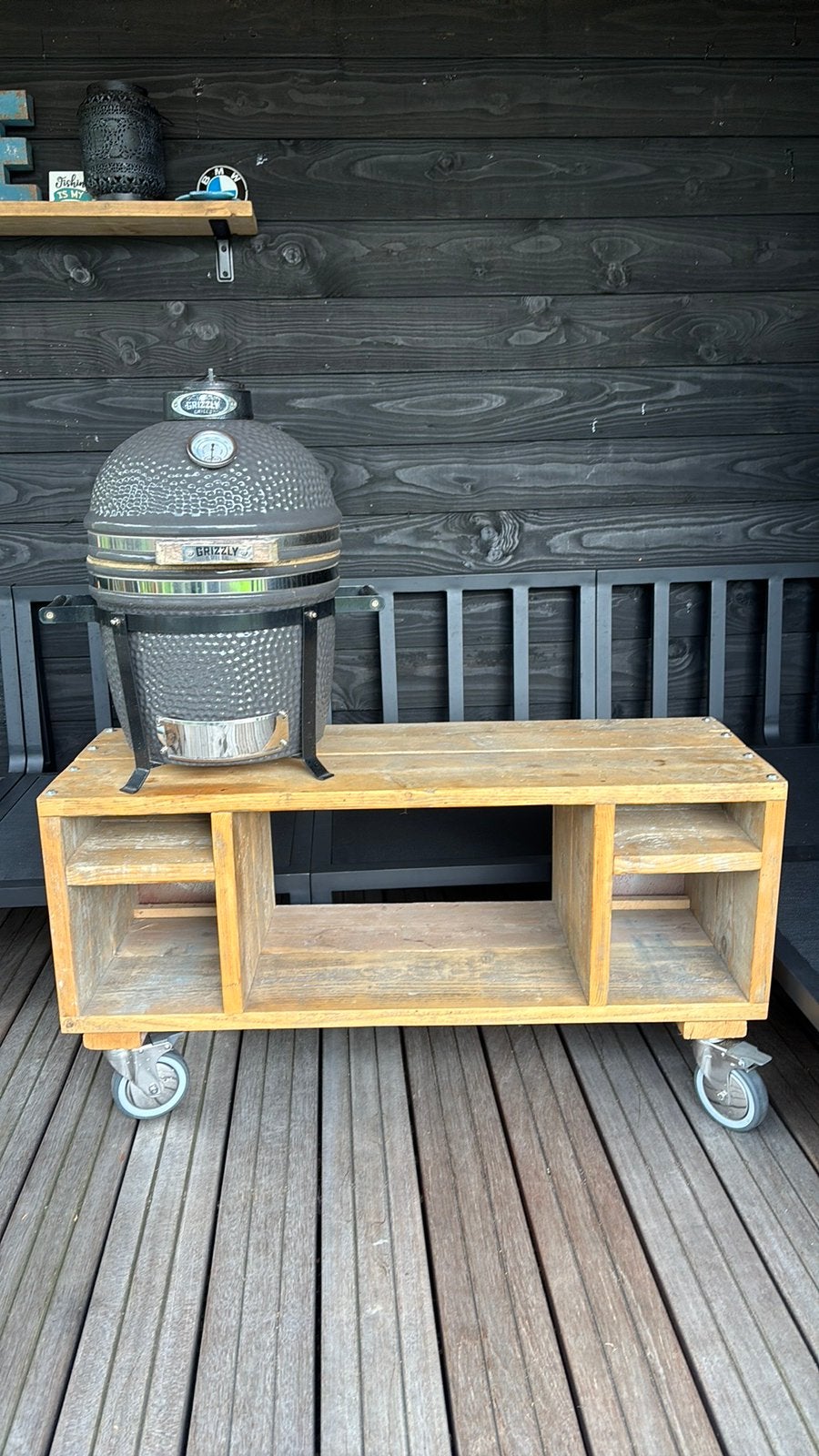 Grizzly Grills compact bbq, Ophalen, Zo goed als nieuw