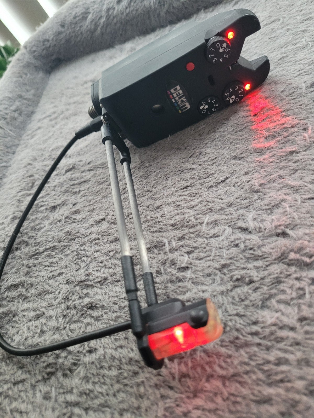 Delkim txi plus rood incl d lock + nitelite pro +duocarp arm, Ophalen of Verzenden, Zo goed als nieuw, Overige typen