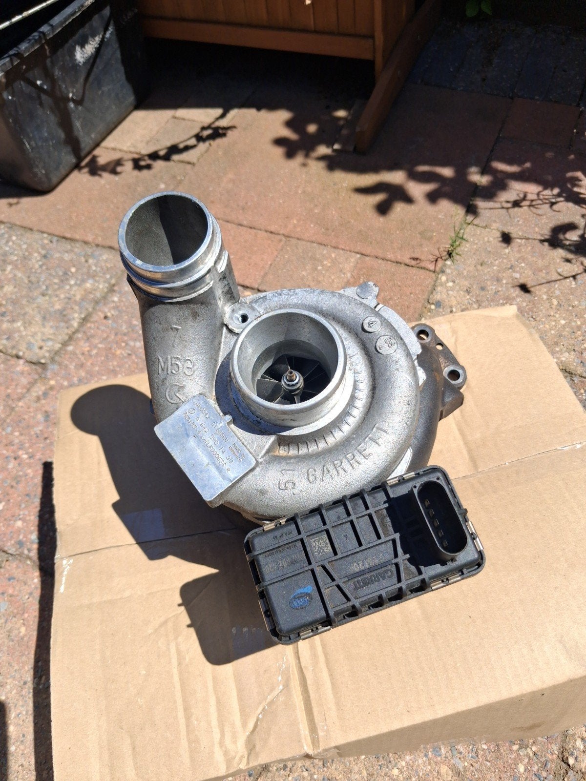 Mercedes OM642 Turbo Garrett - Werkend Gedemonteerd, Auto-onderdelen, Motor en Toebehoren, Ophalen of Verzenden