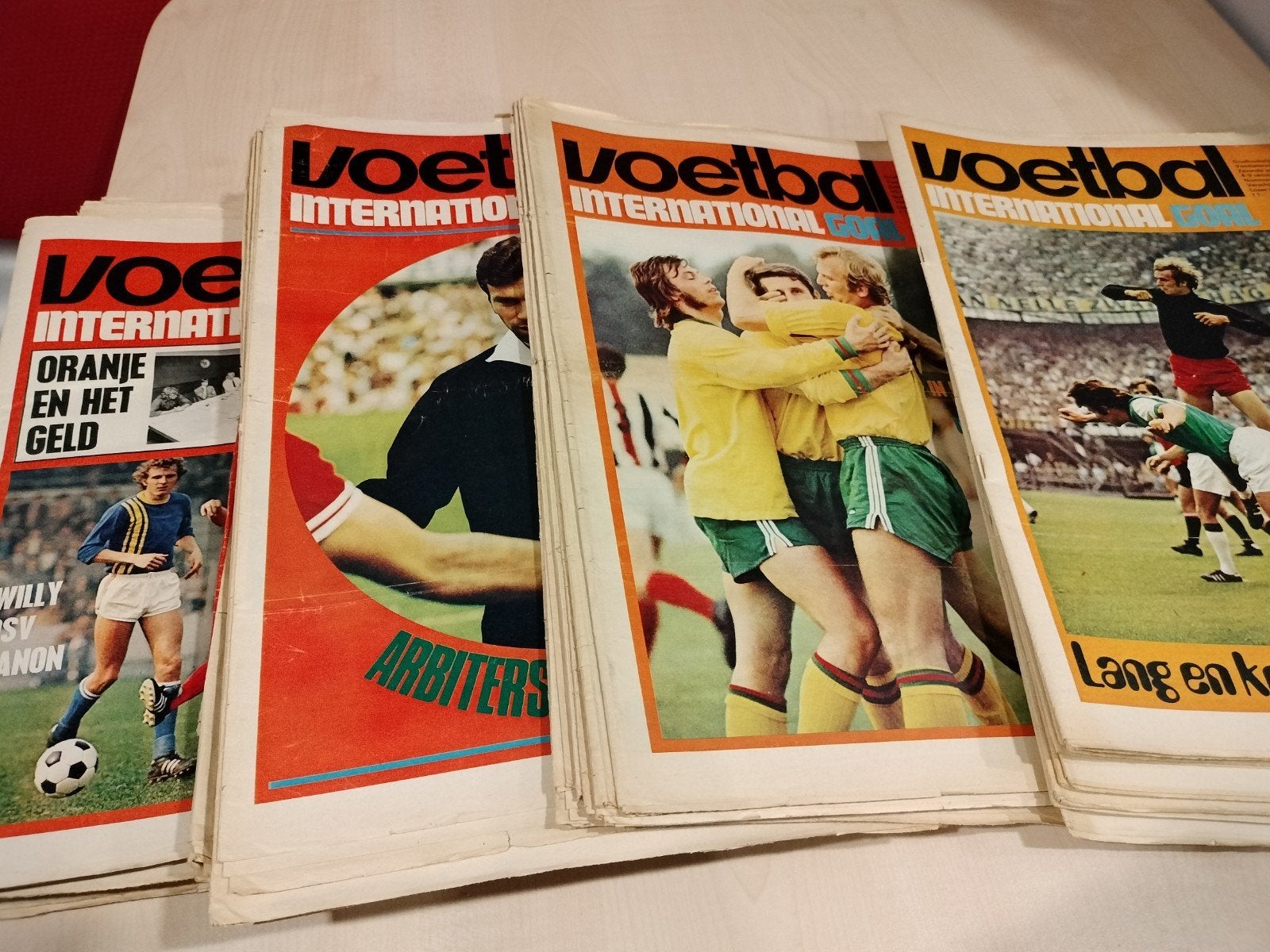 voetbal International goal 1971 1972, Verzamelen, Sportartikelen en Voetbal, Ophalen, Gebruikt, Boek of Tijdschrift