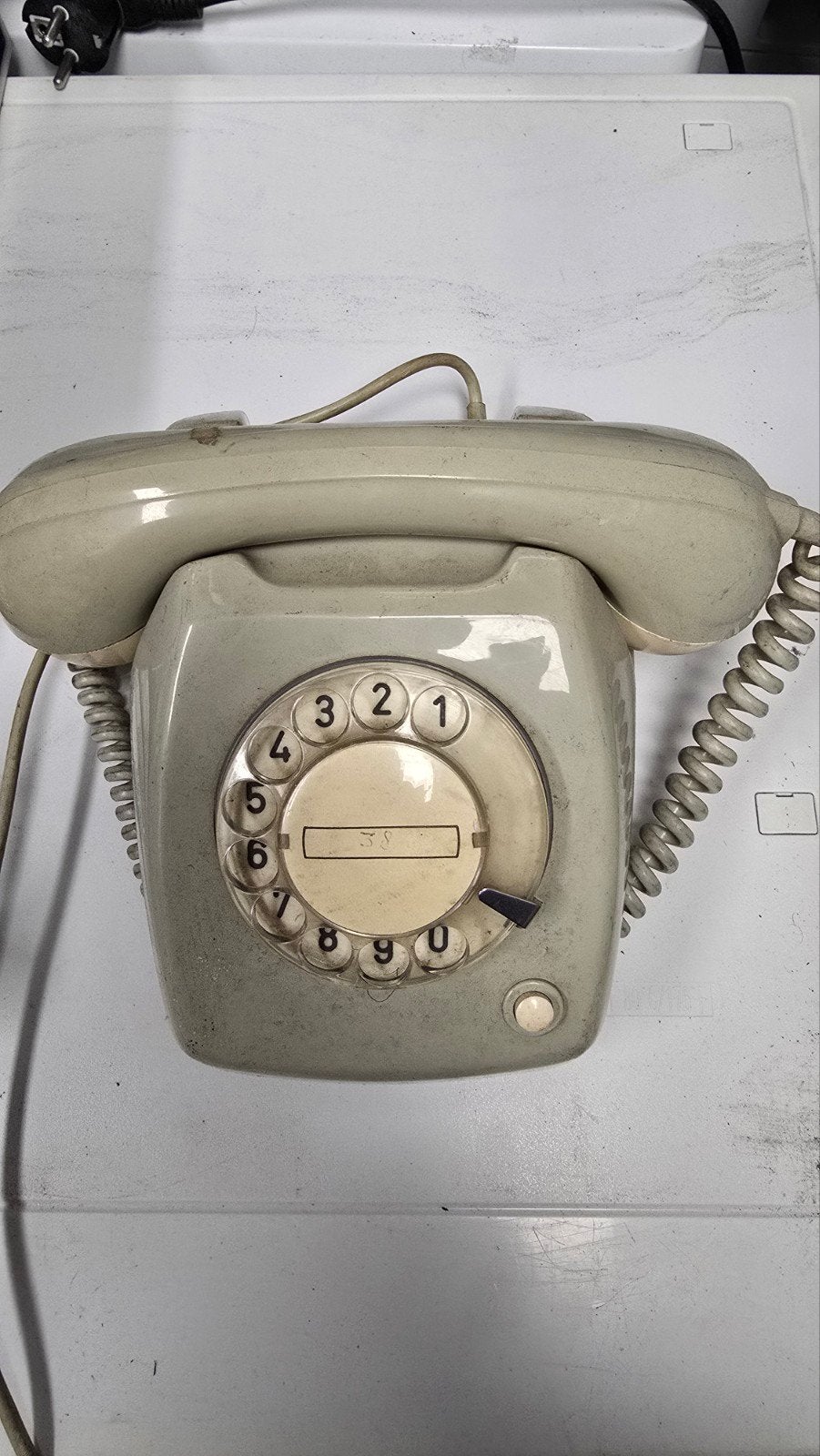 Een PTT T65 telefoon met draaischijf., Telecommunicatie, Ophalen of Verzenden, Met draaischijf
