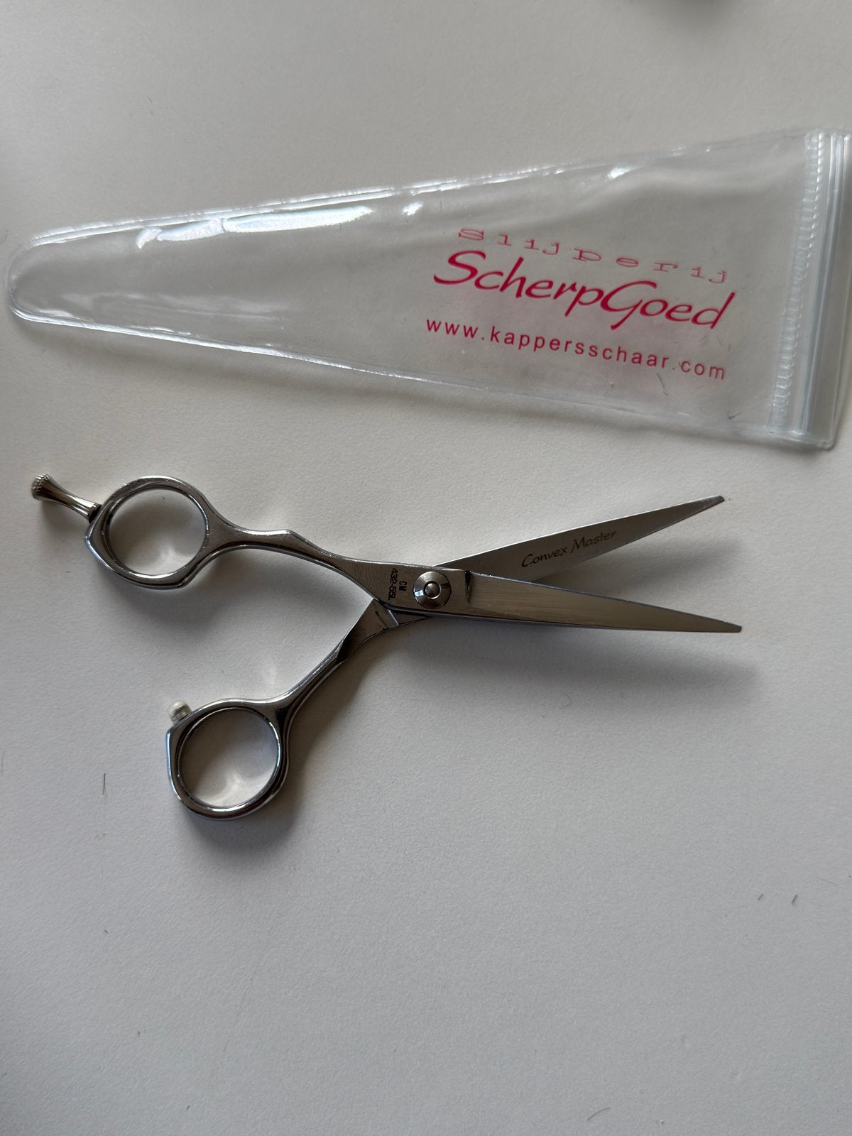 Linkshandige schaar Convex Master 5,5” zgan CM 432-55L, Ophalen of Verzenden, Zo goed als nieuw
