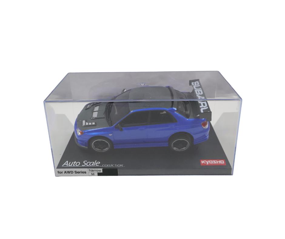 Kyosho Autoscale Mini-Z Subaru Impreza WRX Aero Kit Blue, Ophalen of Verzenden, Nieuw, Overige schalen, Auto onroad