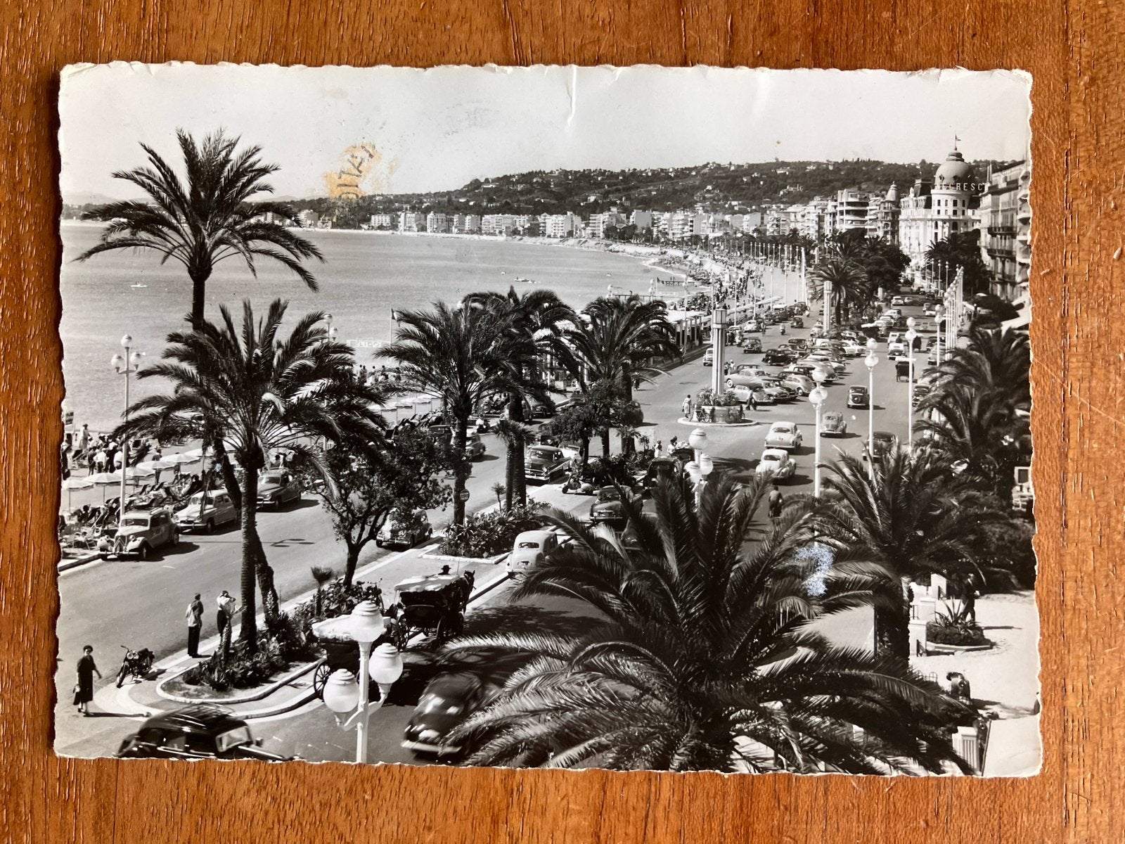Nice, Promenade des Anglais (1956), Ophalen of Verzenden, 1940 tot 1960, Gelopen, Frankrijk
