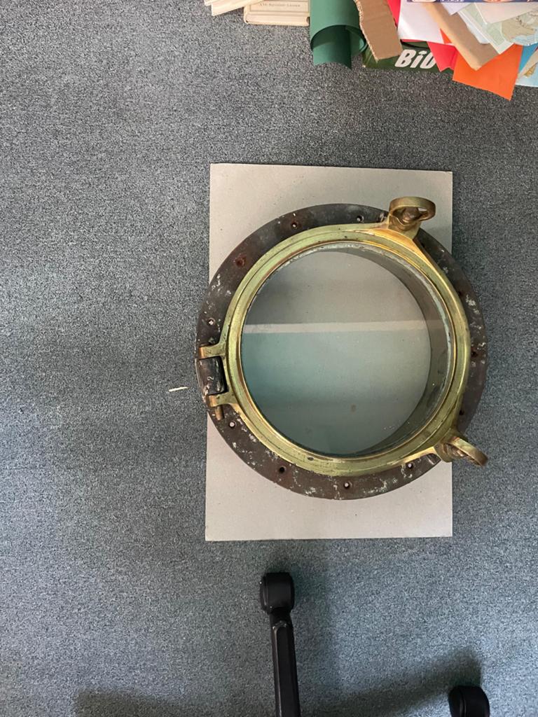 Authentiek scheepsraam / patrijspoort - 36/44 cm, Ophalen