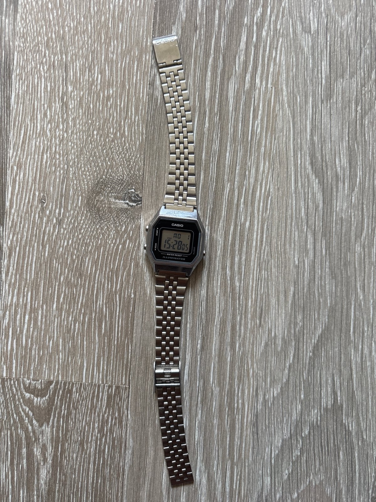 Casio horloge vintage unisex, Sieraden, Tassen en Uiterlijk, Horloges | Dames, Overige merken, Staal, Gebruikt, Staal