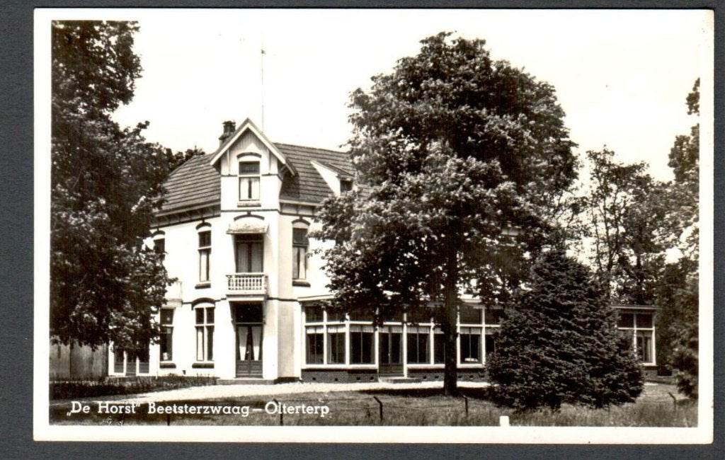 Oude ansicht - BEETSTERZWAAG Olterterp - DE HORST - Frl., Ophalen of Verzenden, 1920 tot 1940, Ongelopen, Friesland