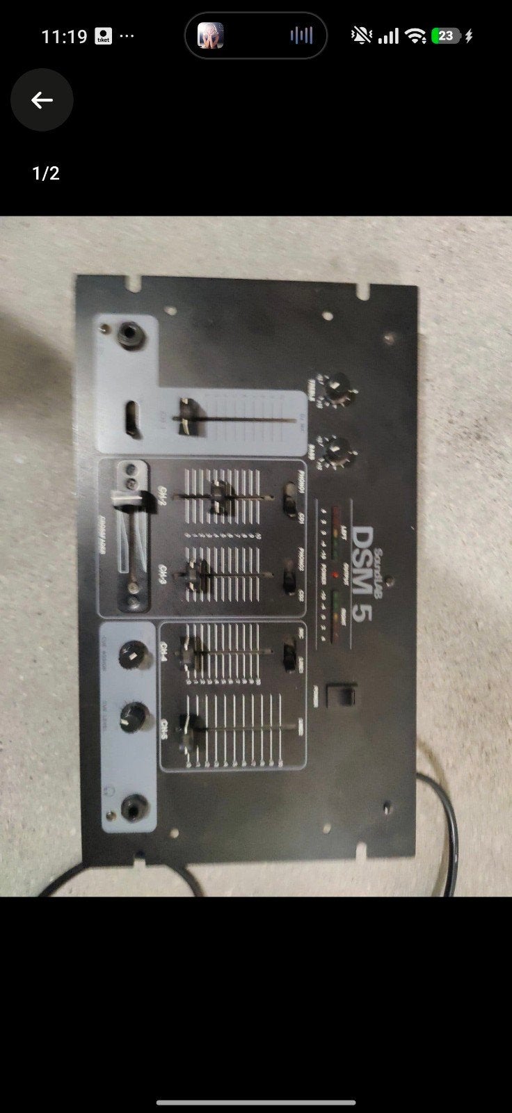Soundlab DSM 5 Mengpaneel - Compacte DJ Mixer, Muziek en Instrumenten, Mengpanelen, Ophalen, Gebruikt, Minder dan 5 kanalen, Microfooningang