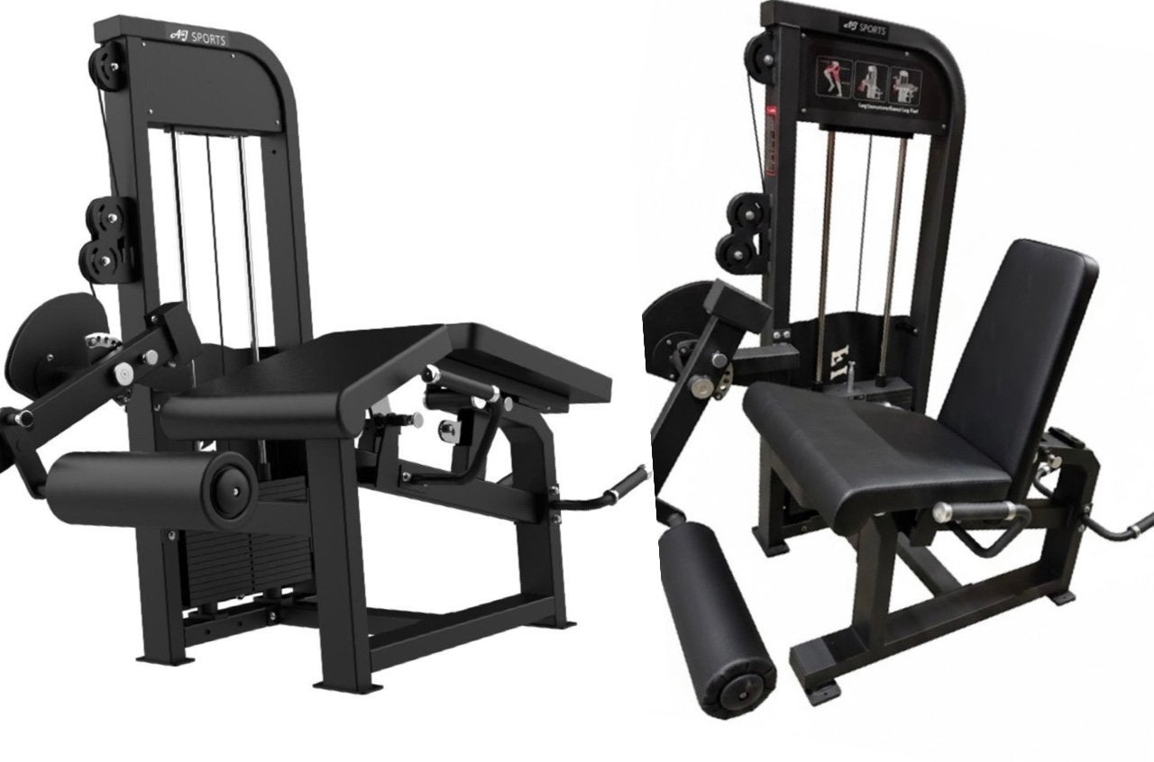 Leg Extension & Leg Curl Machine - 2-in-1 Krachtstation, Ophalen of Verzenden, Zo goed als nieuw, Benen, Overige typen