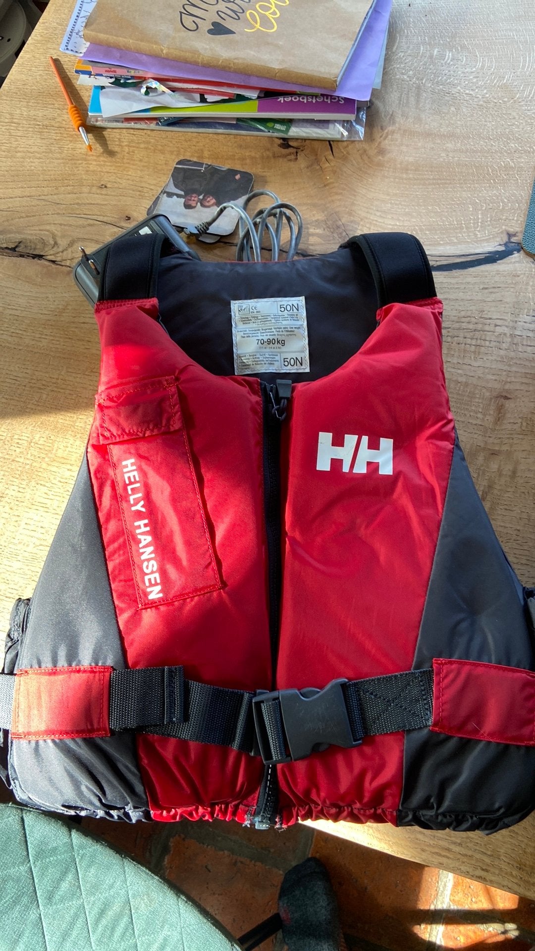Zwemvest helly hansen, Ophalen, Zo goed als nieuw, Dame of Heer, Reddingsvest of Zwemvest