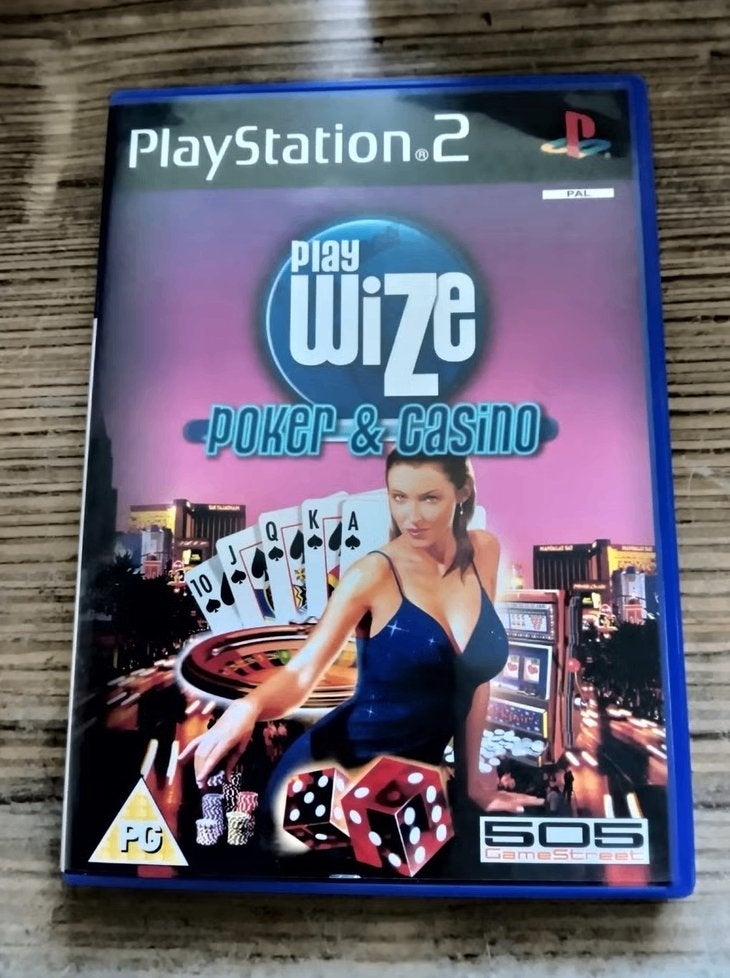 Play Wize Poker & Casino - PlayStation 2 (PS2), 1 speler, Ophalen of Verzenden, Zo goed als nieuw, Vanaf 3 jaar
