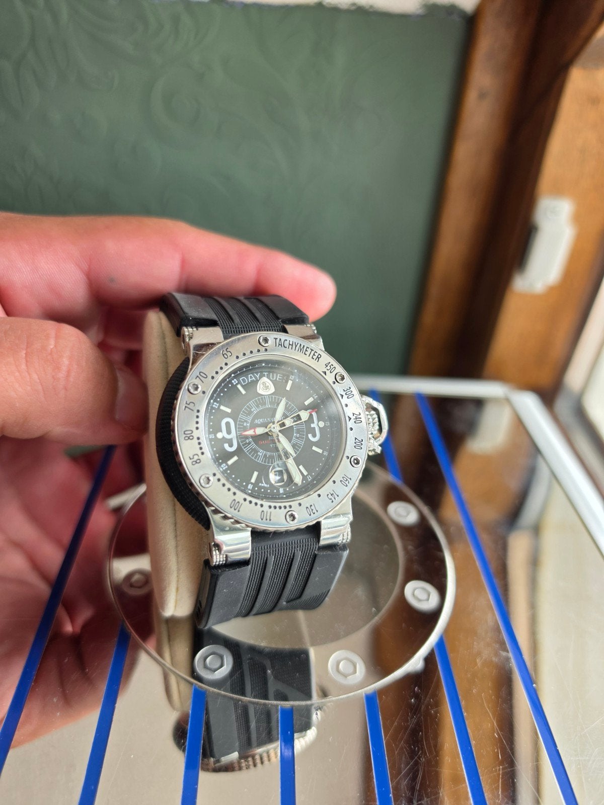 Aquanautic, Sieraden, Tassen en Uiterlijk, Horloges | Heren, Staal, Overige materialen, Zo goed als nieuw, Ophalen
