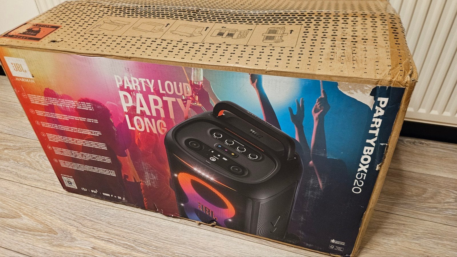 JBL Partybox 520 2 jaar garantie, Ophalen, Nieuw, Overige typen, JBL