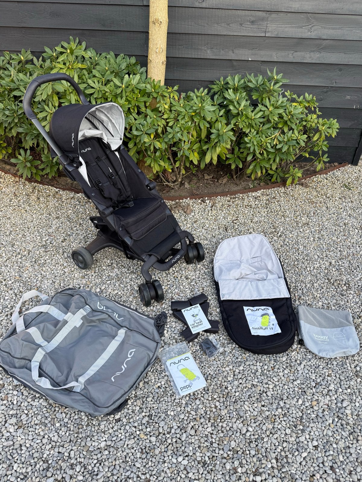 Nuna Pepp Luxx Buggy met accessoires, Zo goed als nieuw, Met autostoeltje, Ophalen, Kinderwagen