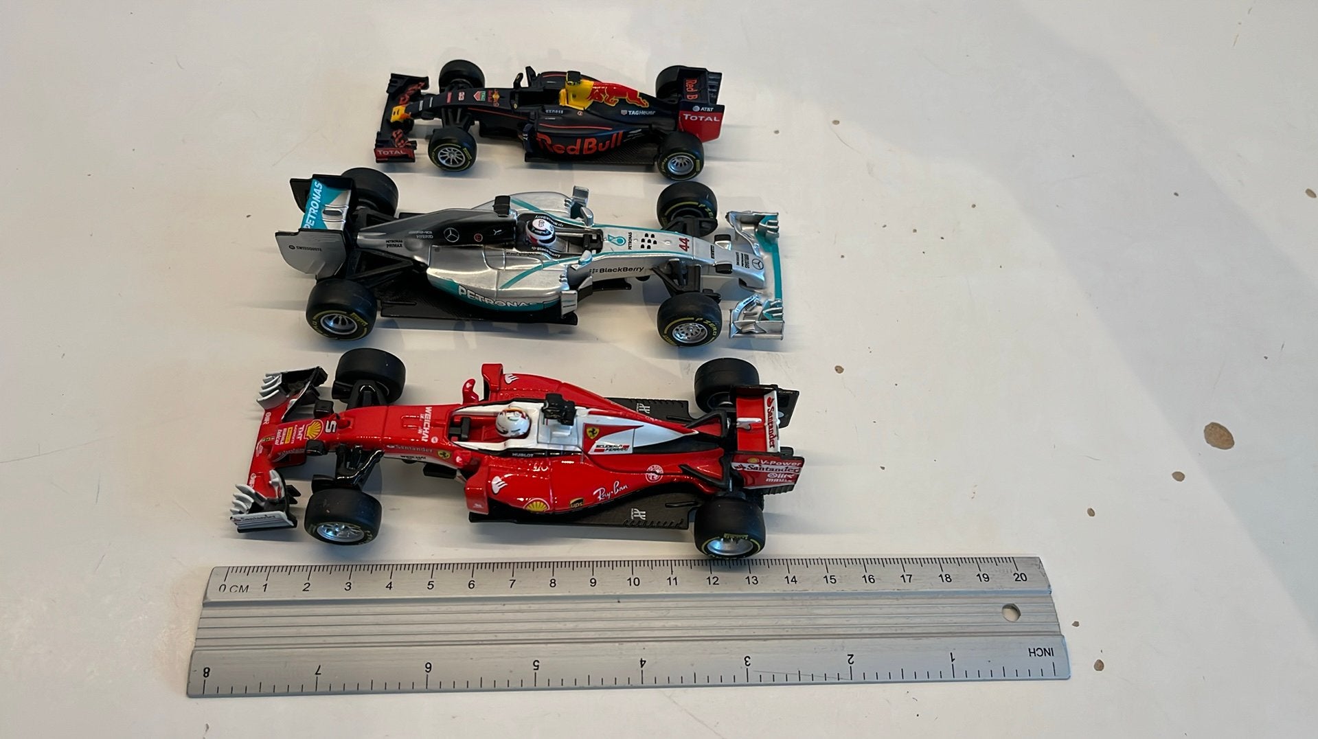Burago F1 modellen - Ferrari, Mercedes, Red Bull, Ophalen of Verzenden, Gebruikt
