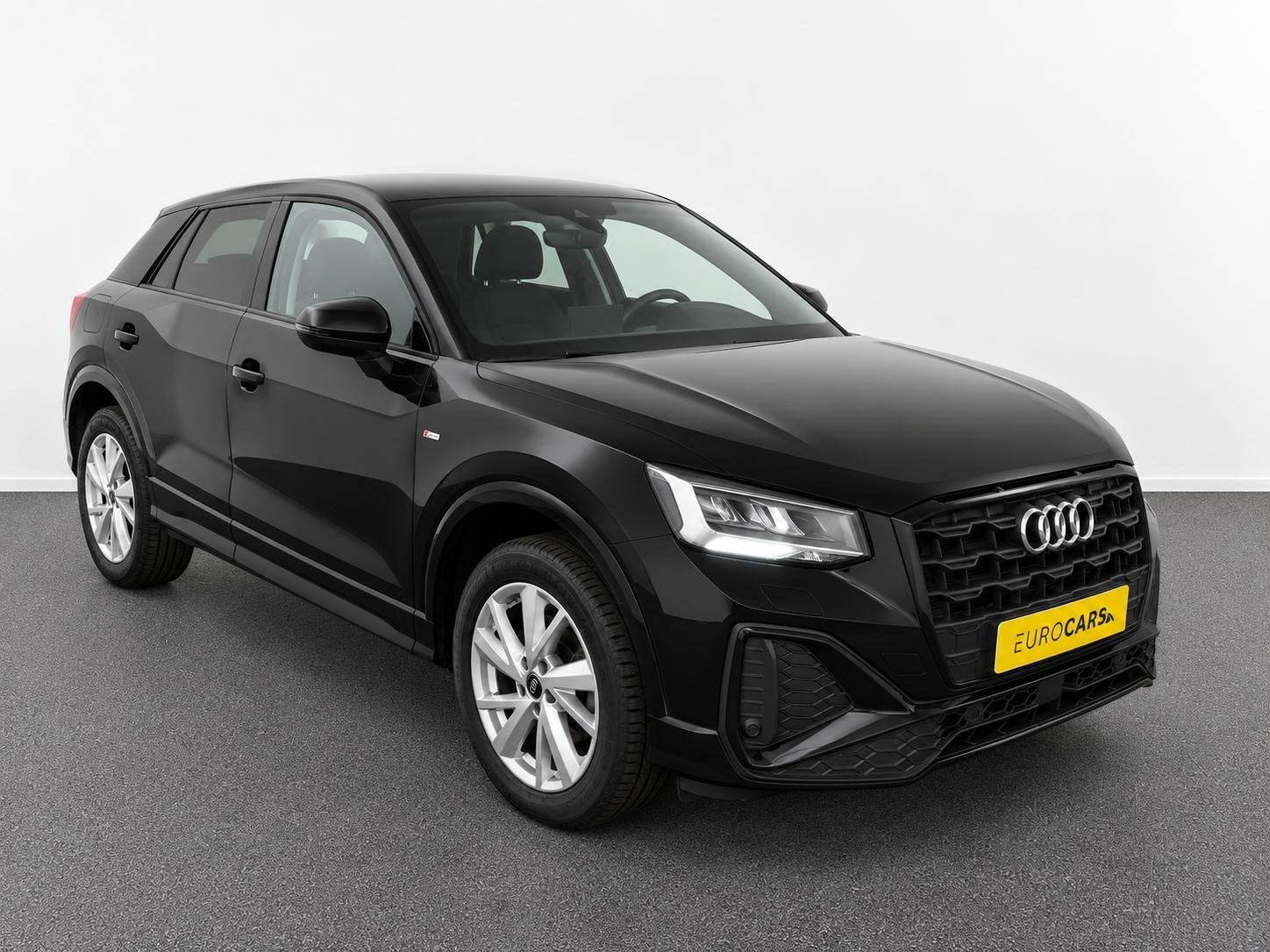 Audi Q2 35 TFSI S Edition Leder Airco Navi Carplay PDC Full, Auto's, 4 cilinders, 150 pk, Zwart, Bedrijf