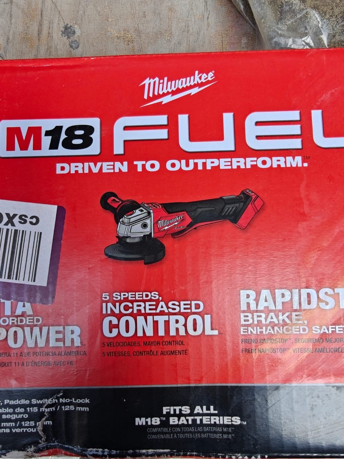 Milwaukee M18 FUEL Haakse Slijpmachine - Nieuw in doos, Ophalen, Nieuw, 1000 watt of meer, Haakse handslijpmachine