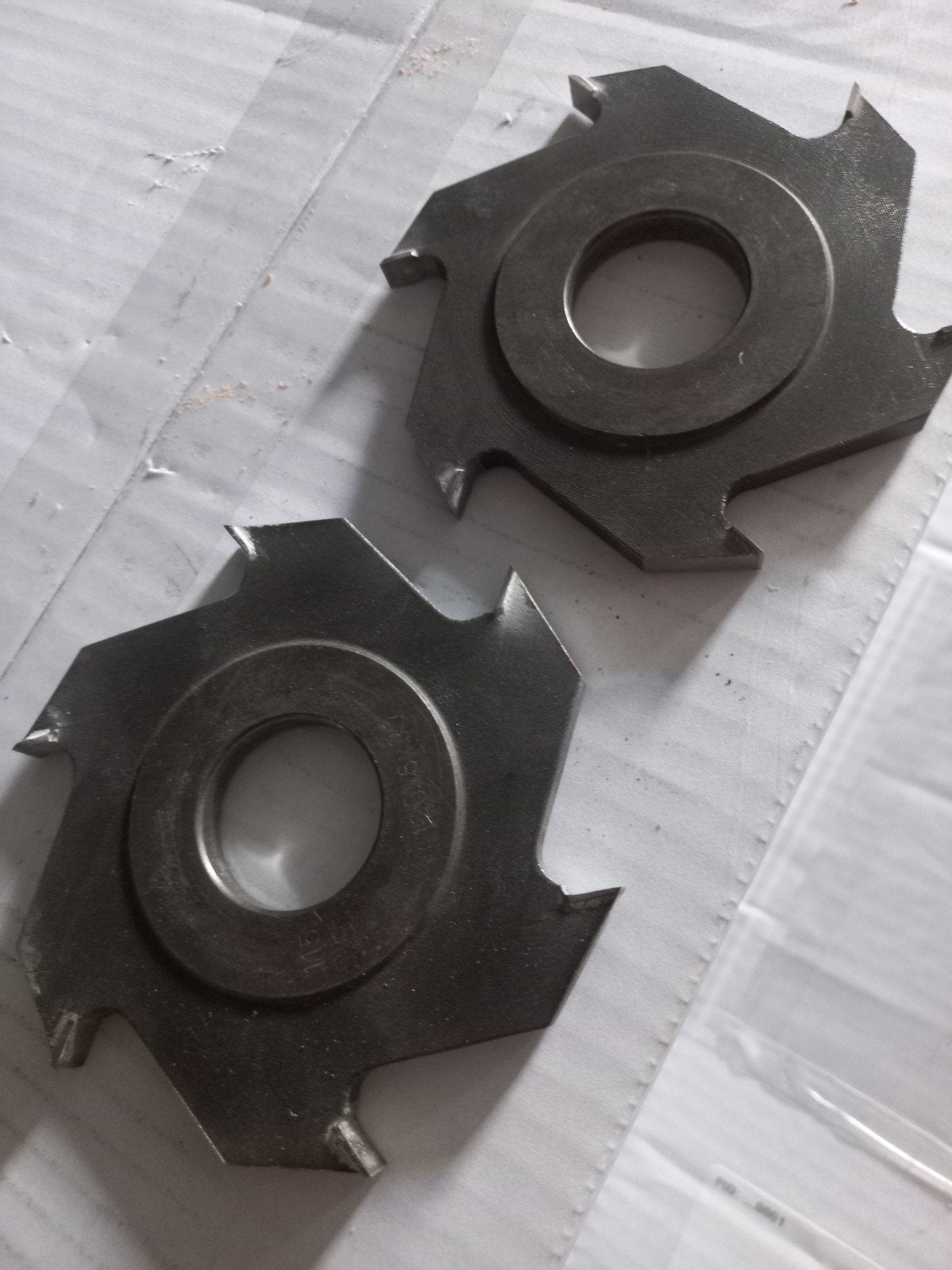 2x Leitz Vaste Groeffrees 7mm, 120x8x30mm Asgat 3cm, Doe-het-zelf en Verbouw, Gereedschap | Freesmachines, Ophalen of Verzenden