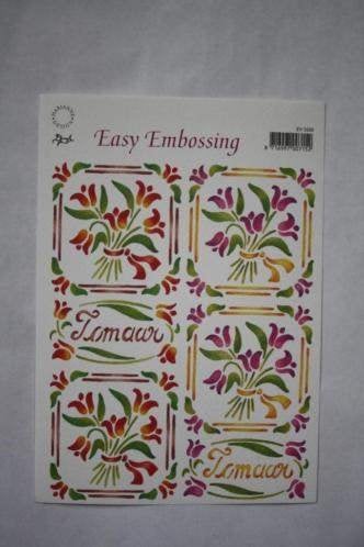 10 vel Marianne D Easy Embossing EV3309, Verzenden, Nieuw, Overige thema's, Knipvel