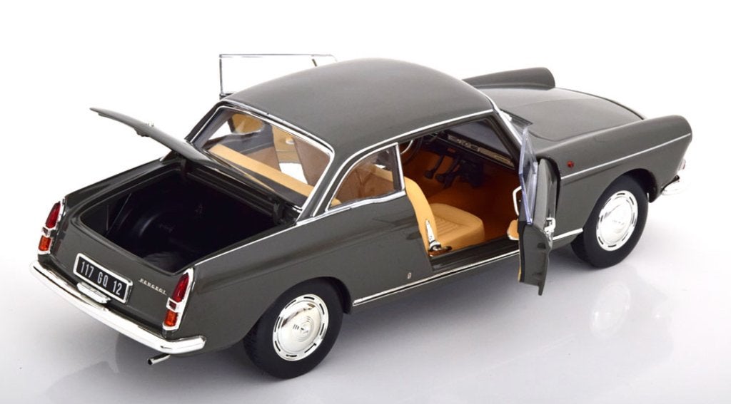 Peugeot 404 Coupe 1967 Grafiet Grijs 1/18 NOREV ref. 184834, Verzenden, Nieuw, Auto, Norev