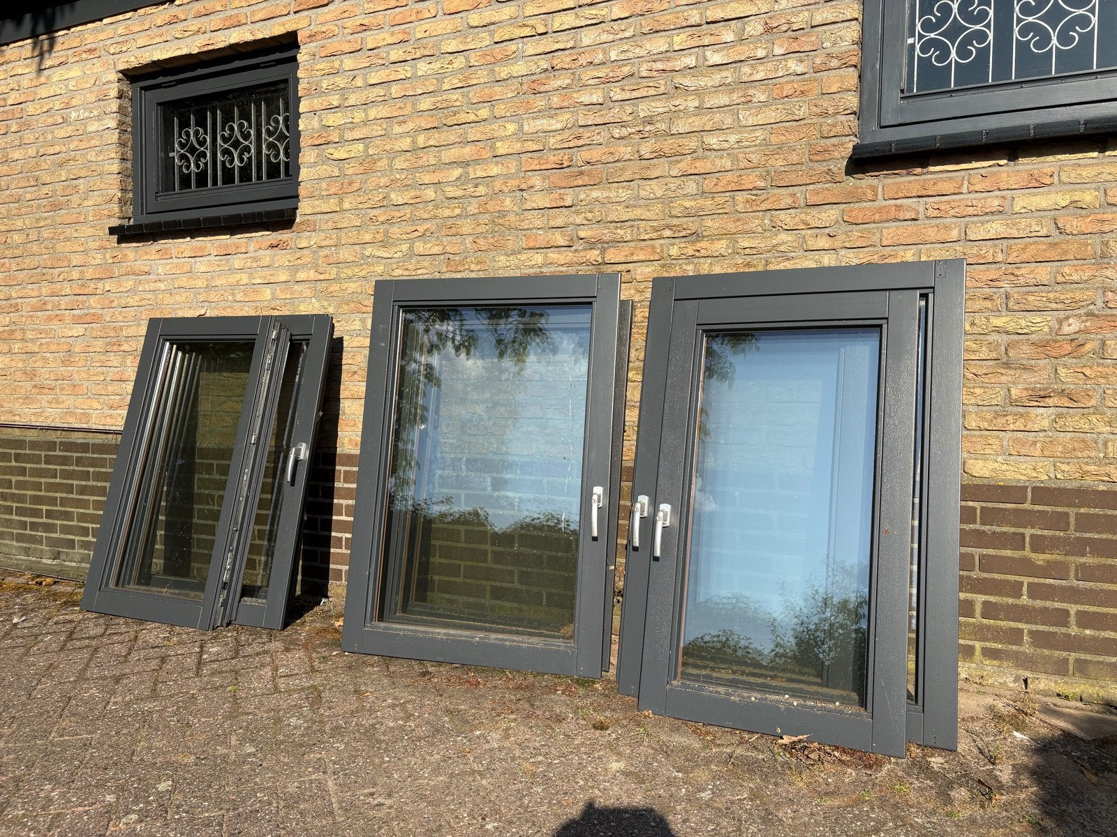 Diverse gebruikte ramen met dubbelglas HR++, Doe-het-zelf en Verbouw, Glas en Ramen, Ophalen, Gevelraam of Ruit, Gebruikt, 80 tot 120 cm