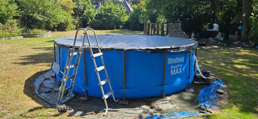 Zwembad met toebehoren, Tuin en Terras, Ophalen, Gebruikt, Overige typen