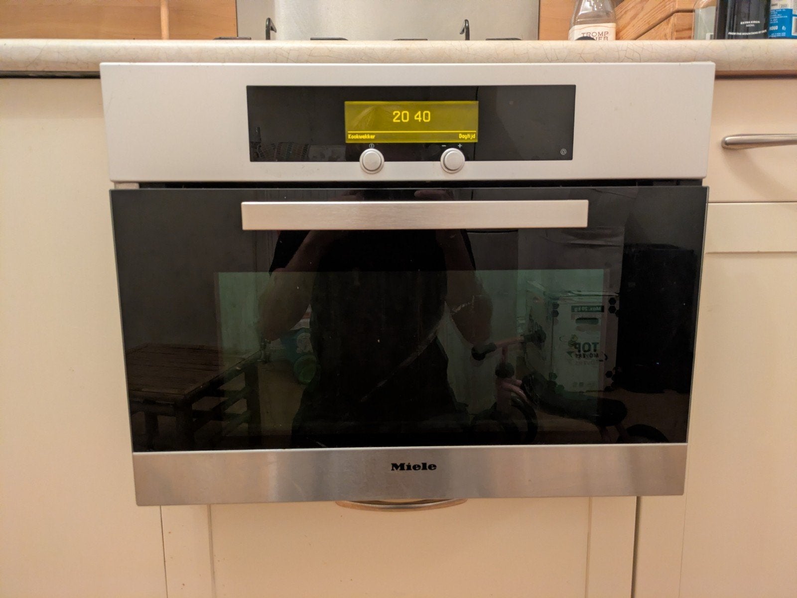 Miele HM 4062 combi-oven - ventilator defect, Ophalen, 45 tot 50 cm, Gebruikt, Combi-oven