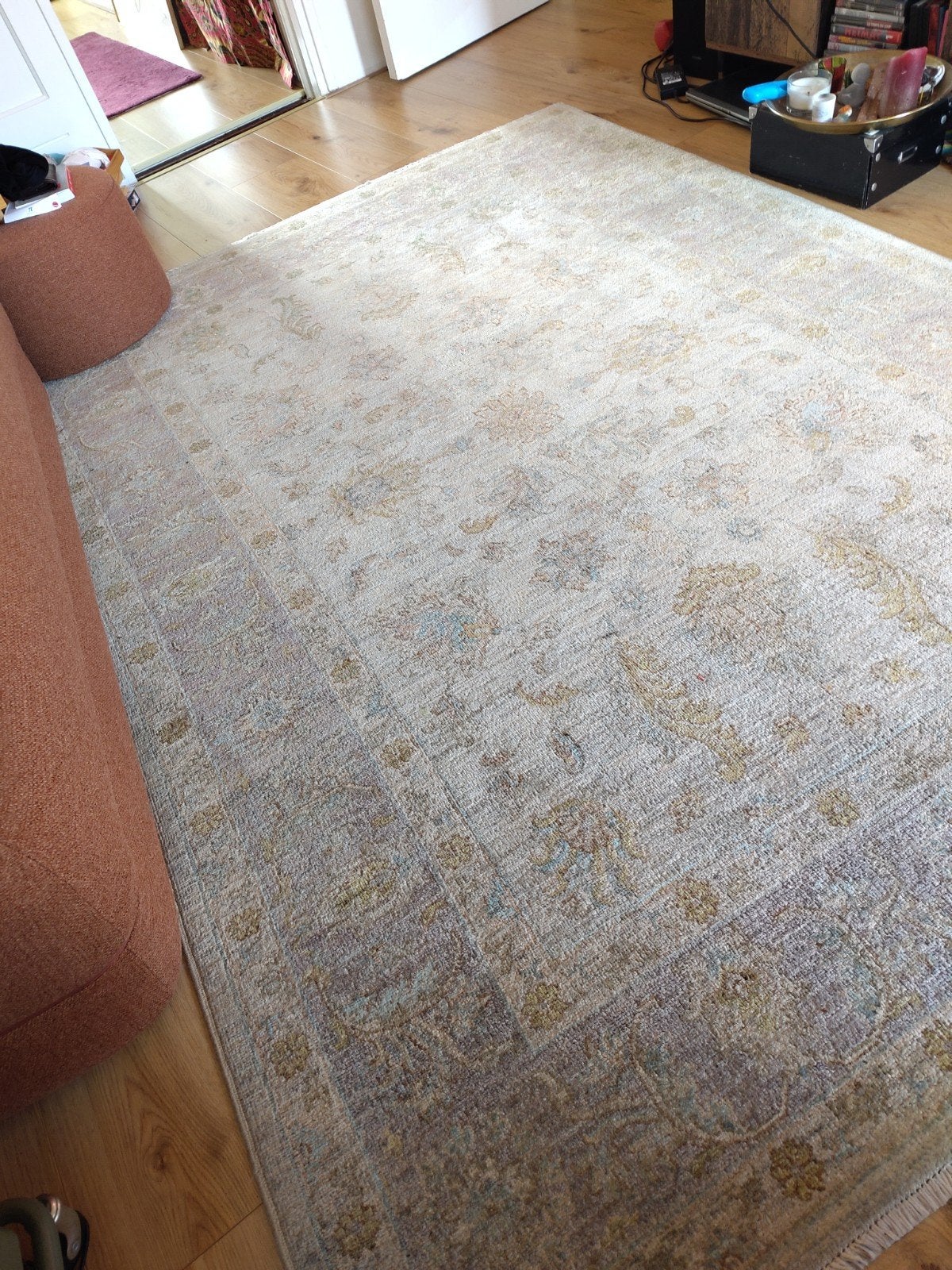 Perzisch tapijt Fabriz 170x245 cm, Ophalen, Crème, 150 tot 200 cm, 200 cm of meer