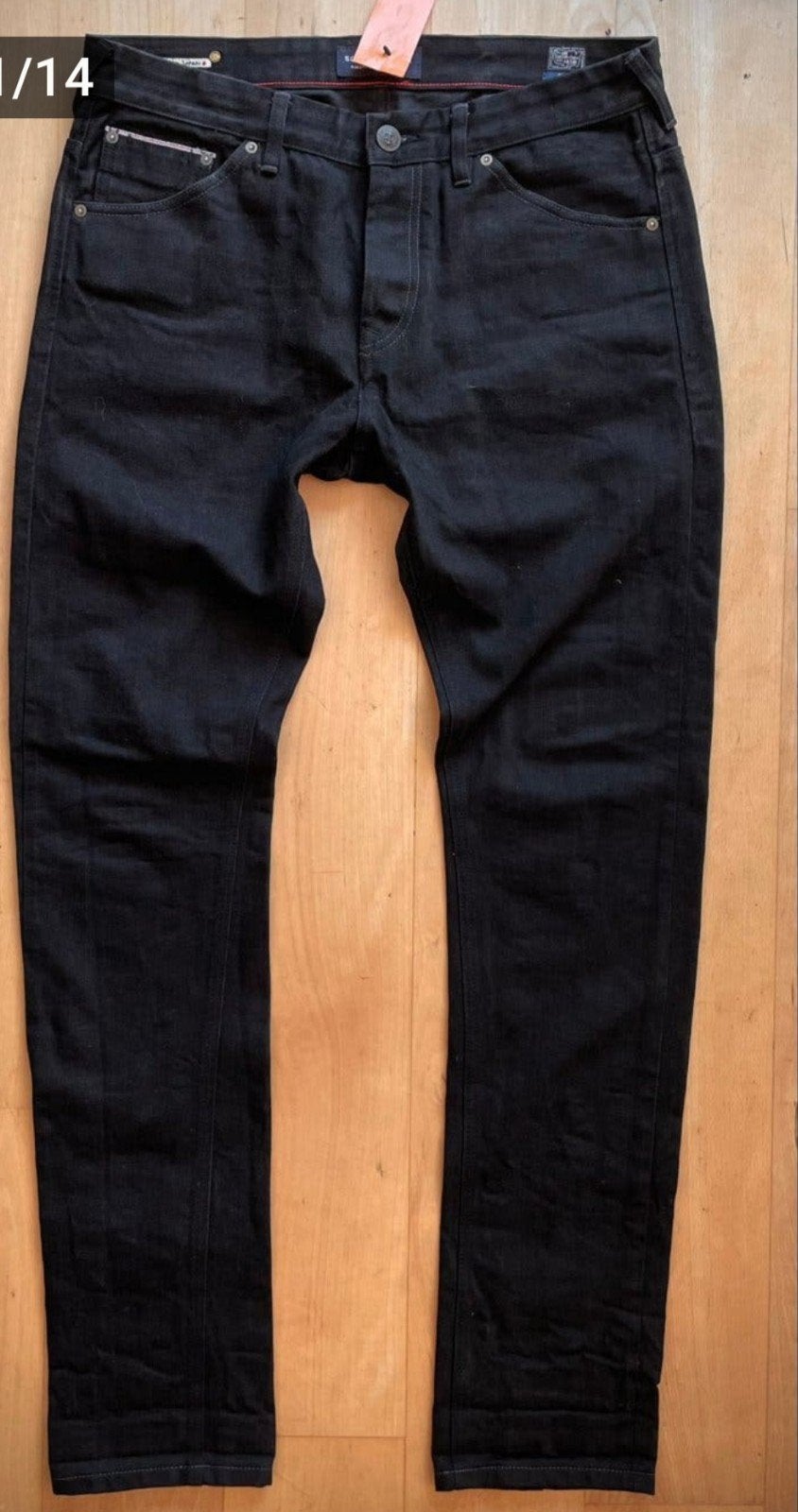 spijkerbroek jeans Scotch & Soda Gitane zwart W33 L36, Kleding | Heren, Ophalen of Verzenden, Zwart, W33 - W34 (confectie 48/50)