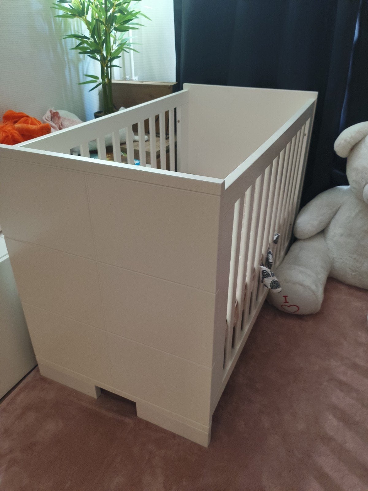 Interbaby Commode en Ledikant - Complete Babykamer Set, Gebruikt, 50 tot 70 cm, Ophalen of Verzenden, 100 cm of meer