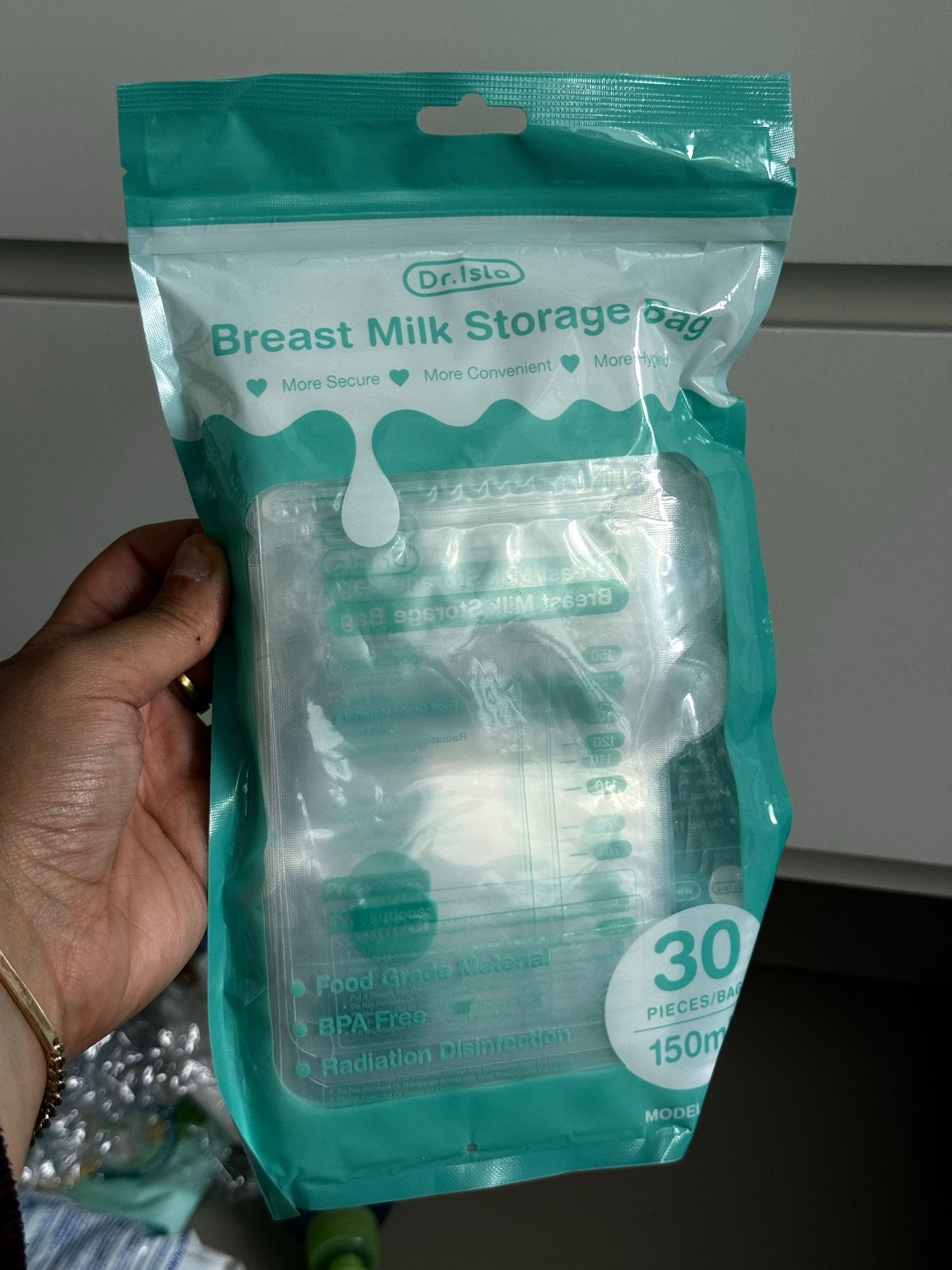 Dr. Isla Moedermelk Bewaarzakjes - 30 stuks, 150ml, Ophalen, Overige merken, Bewaarbakje, Nieuw