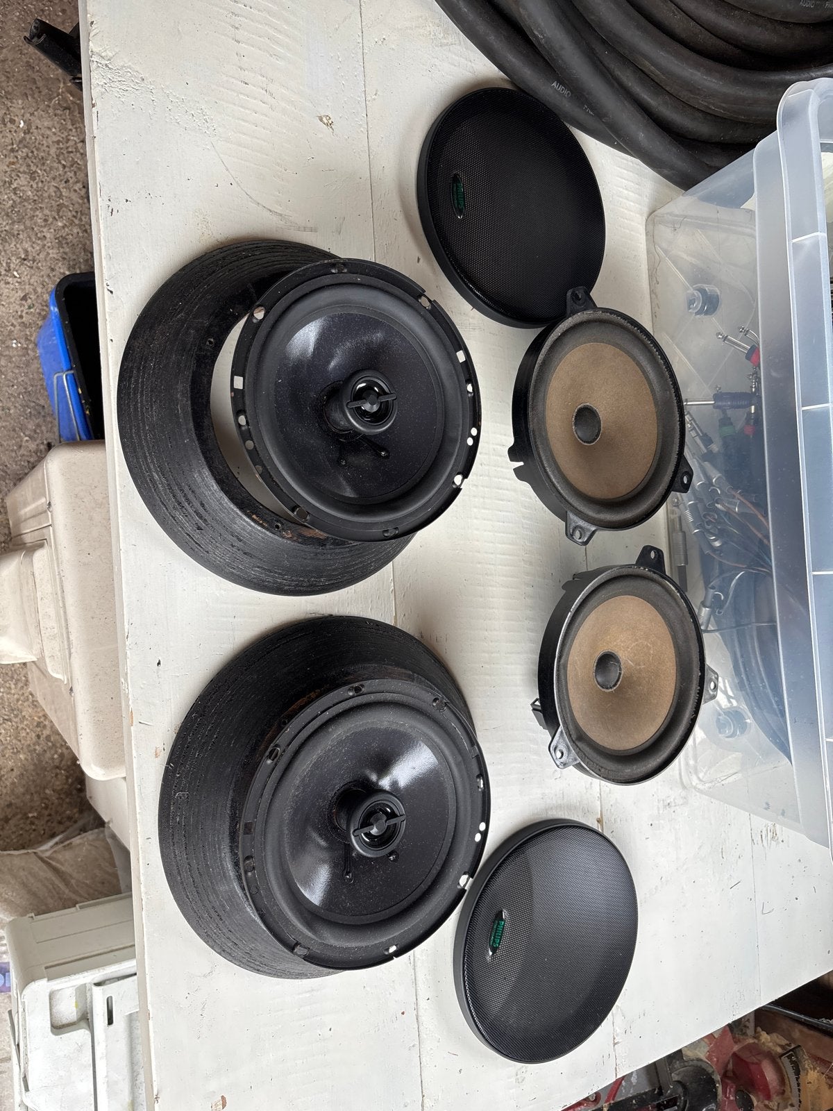 Philips GTM1720 Car Speakers - 90W Max Power, Ophalen of Verzenden, Gebruikt