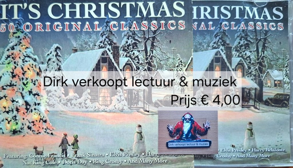 Div. artiesten: It's christmas, 50 original classics op 2 cd, Kerst, Ophalen of Verzenden, Zo goed als nieuw, Verzamelalbum