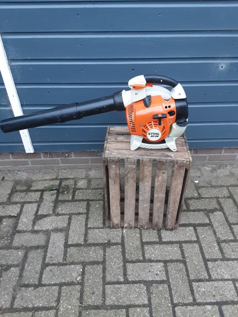 Stihl bg86 bladblazer, Ophalen, Zo goed als nieuw, Benzine