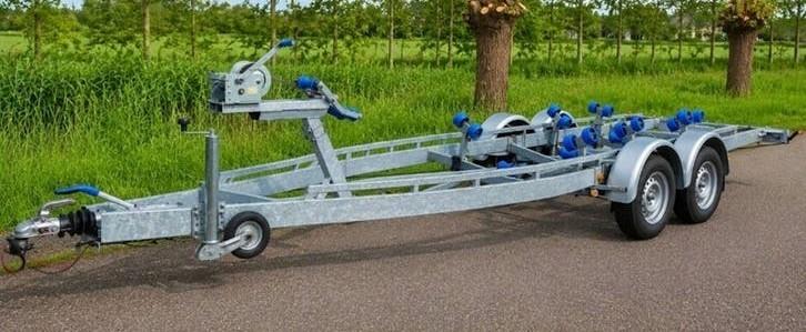 TTH Easyroller VB boottrailer | 2000 kg | dubbelasser | 2016, Ophalen, 6 tot 9 meter, Overige typen, Zo goed als nieuw