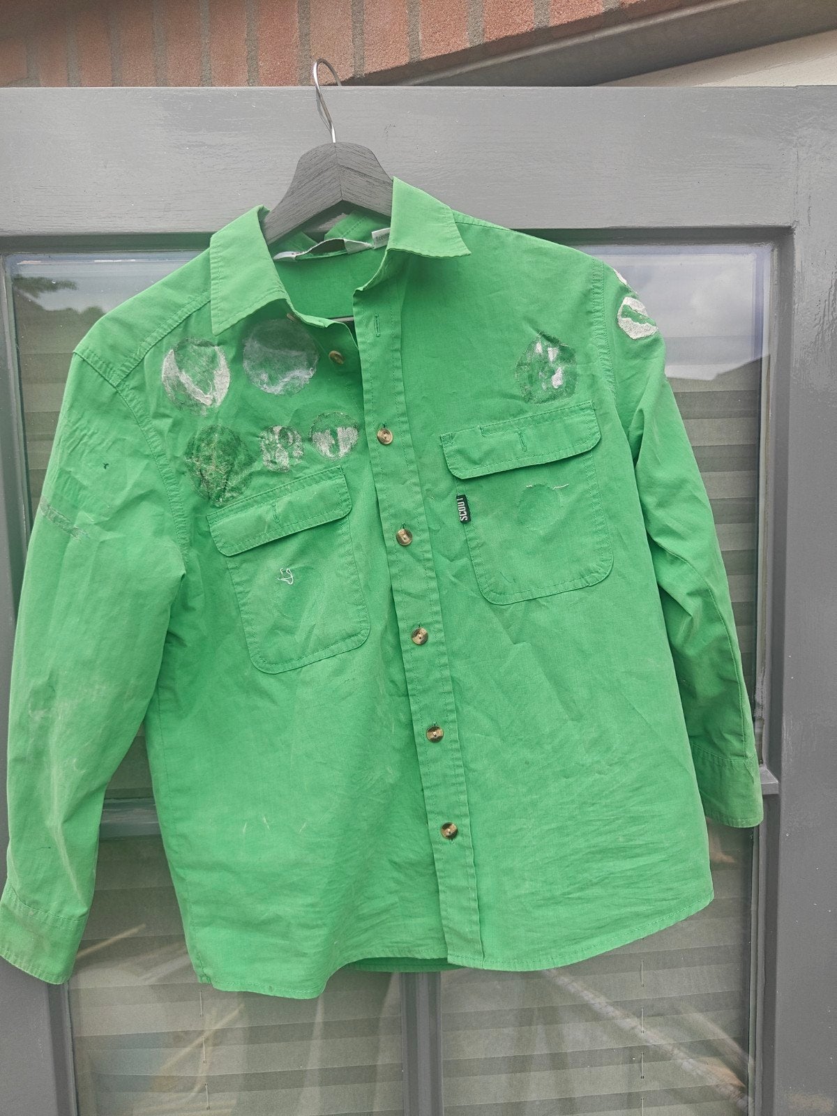 Scoutfit Scouting Kids Blouse Maat 140 Groen, ScoutShop B.V., Gebruikt, Jongen of Meisje, Scoutfit Scouting Kids
