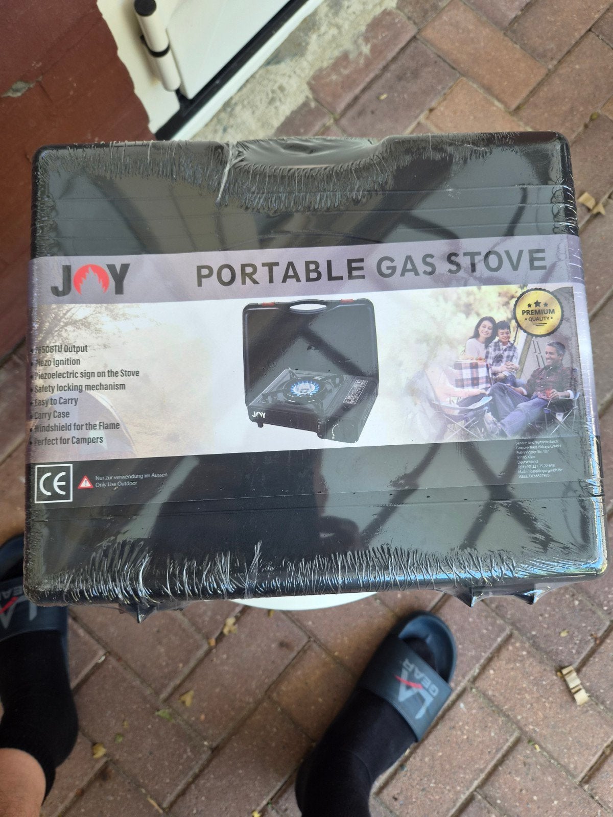 Joy Portable Gasfornuis met 4 Gasbussen, Ophalen of Verzenden