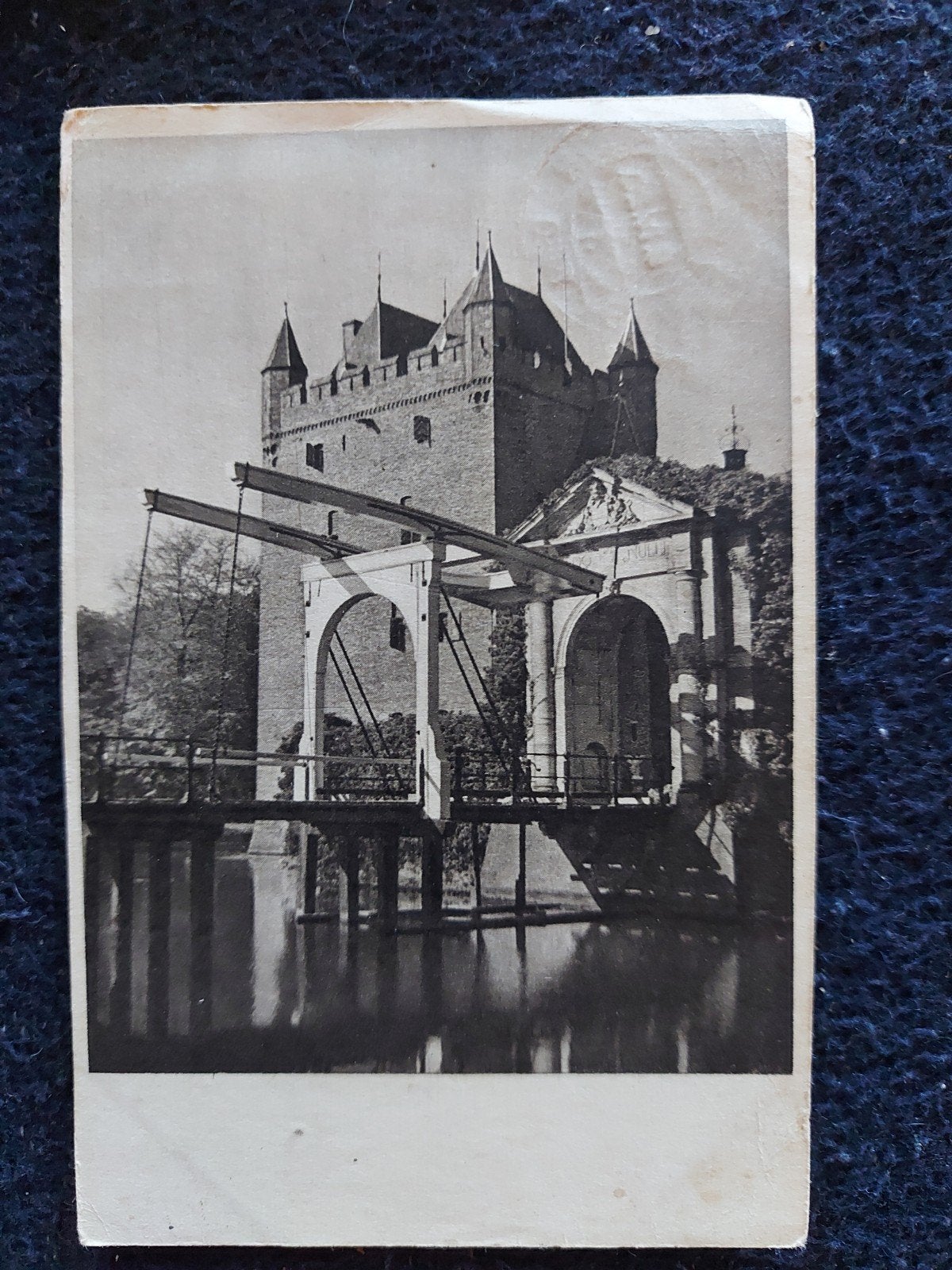 Oude ansichtkaart Kasteel Nijenrode, Gelopen, 1920-1940, Ophalen of Verzenden, 1920 tot 1940, Gelopen