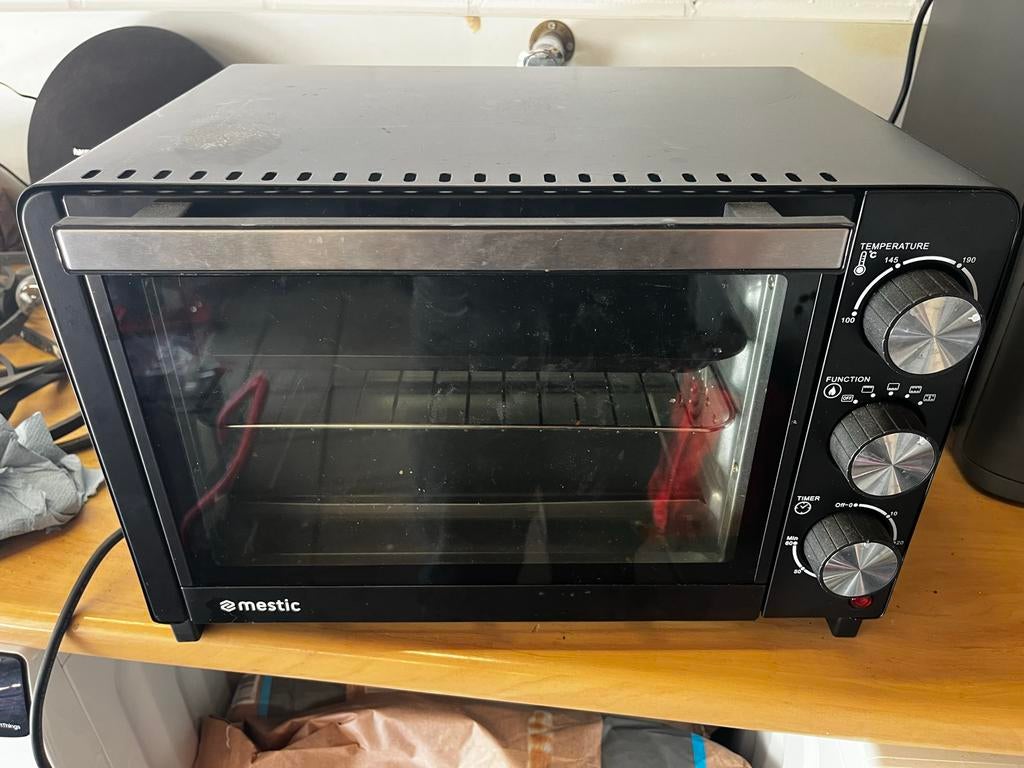Mestic camping oven - Compacte en handige mini-oven, Minder dan 45 cm, Gebruikt, Oven, Ophalen of Verzenden