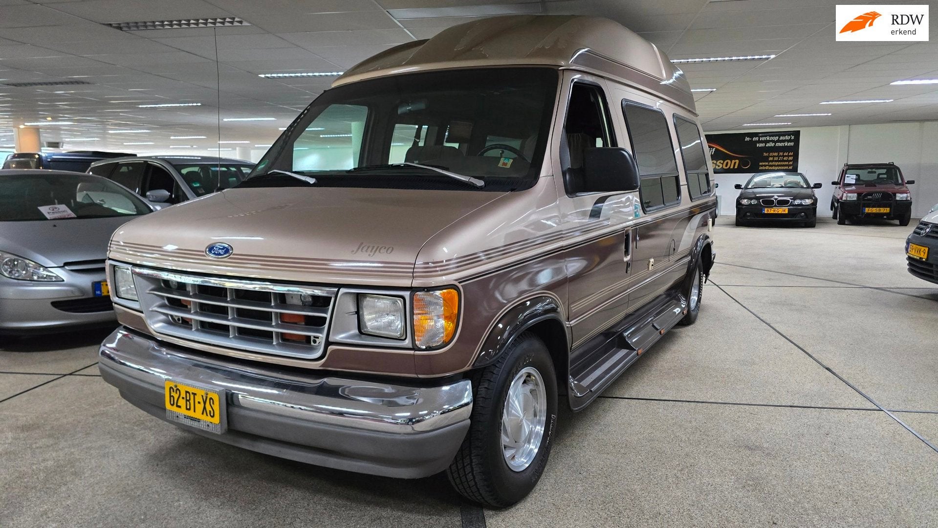 Ford - FORD Econoline Camper zeer netjes en compleet! APK!JU, Automaat, Elektrische ramen, Bedrijf, Ford