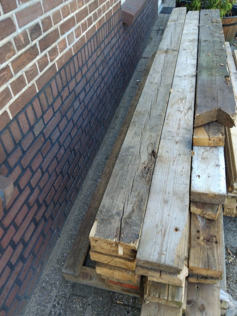 vuren balken diversen maten, Ophalen, Gebruikt, Balk, Vuren