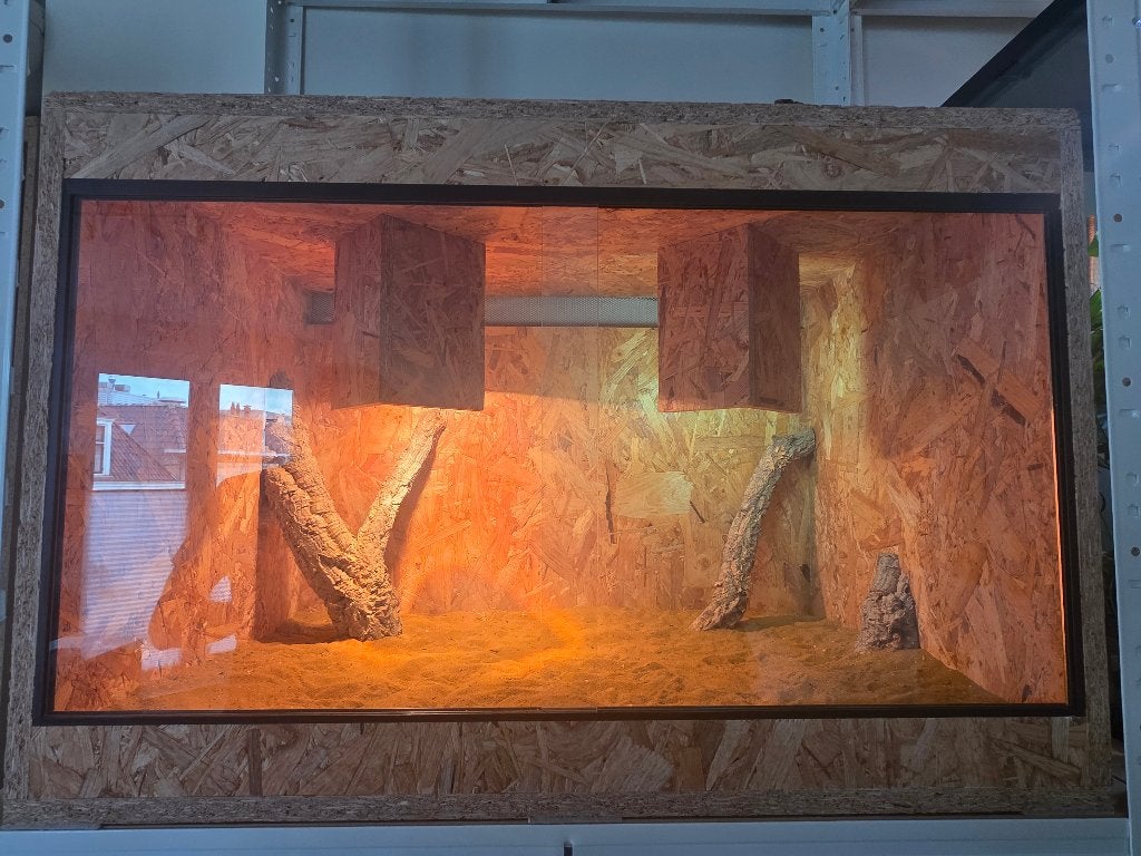 Terrarium zo goed als nieuw!, Ophalen, Zo goed als nieuw, Terrarium of Paludarium