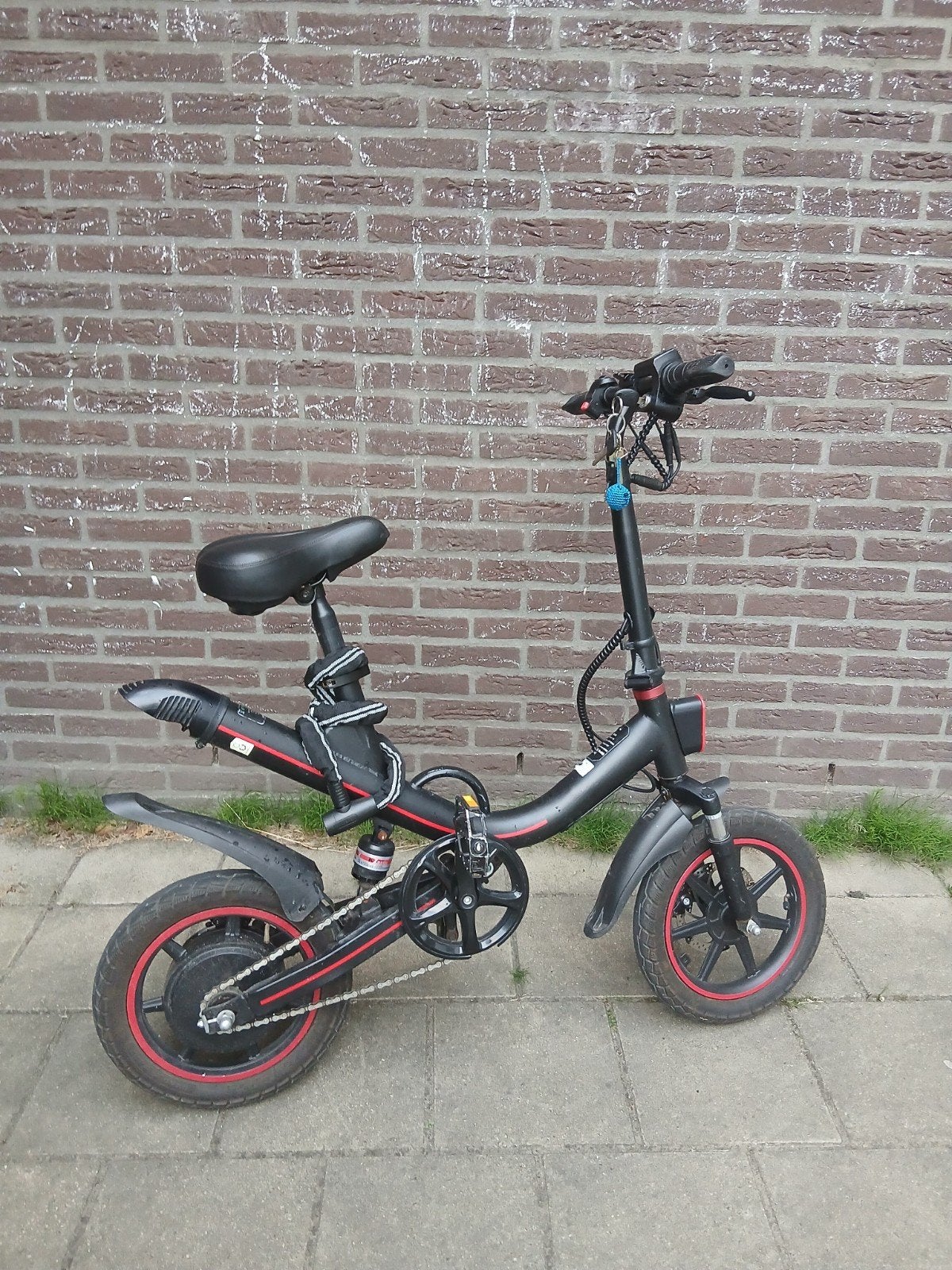 Windgoo Elektrische vouwfiets - opknapper, Zo goed als nieuw, 47 tot 51 cm, 30 tot 50 km per accu, Ophalen