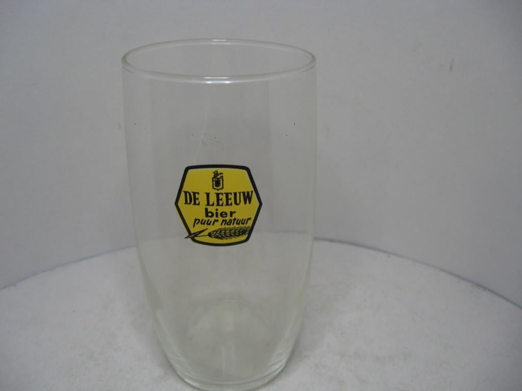 De Leeuw bier glas ... puur natuur, Verzamelen, Ophalen of Verzenden, Zo goed als nieuw, Glas of Glazen, Leeuw