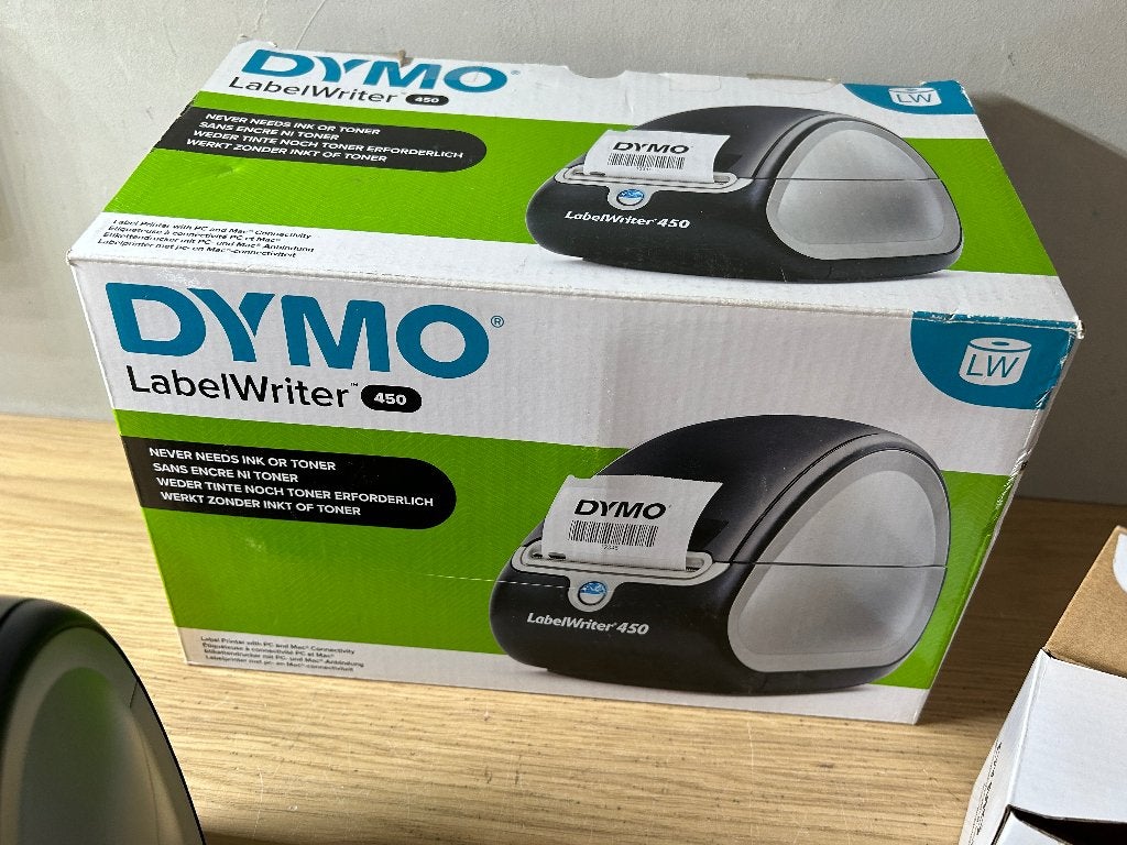 Dymo LabelWriter 450 Labelprinter (2), Computers en Software, Labelprinters, Ophalen of Verzenden, Zo goed als nieuw