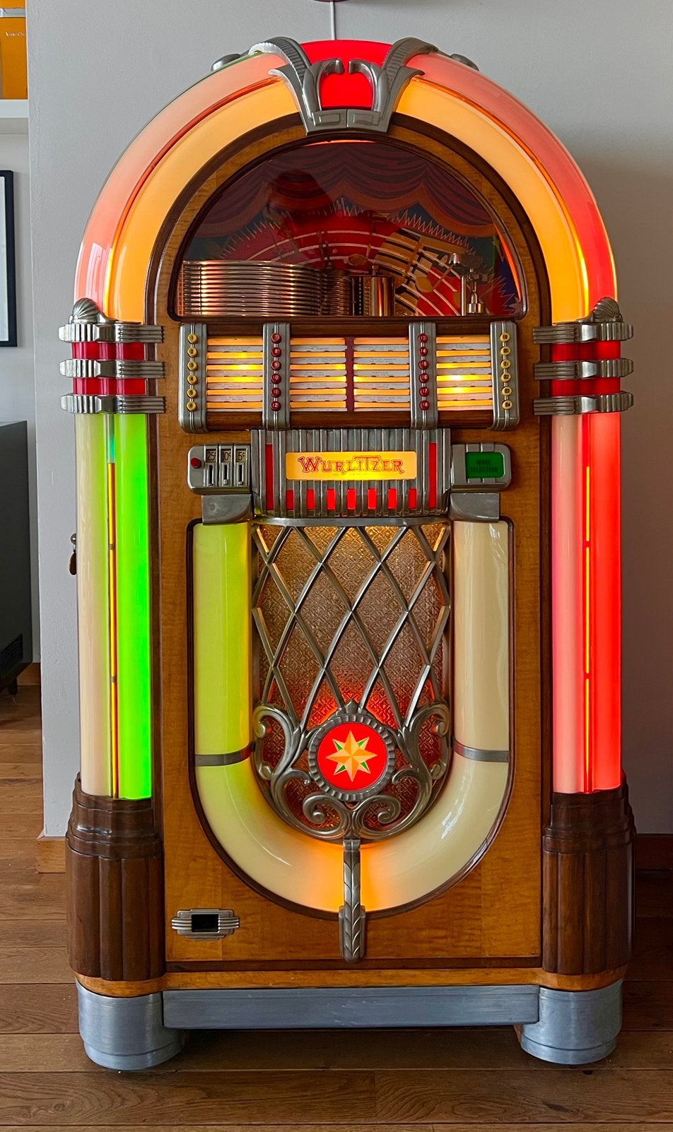 Wurlitzer 1015 jukebox ORIGINELE STAAT, Verzamelen, Ophalen of Verzenden, Zo goed als nieuw, Voor 1950, Wurlitzer