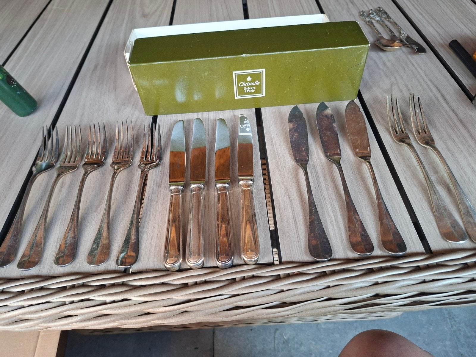 Art Deco bestek van het merk Christofle, Ophalen, Metaal, Bestek